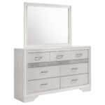 Miranda 7-drawer Dresser with Mirror White product image