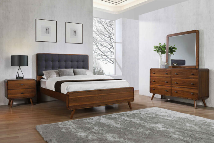 Robyn 4-piece Full Bedroom Set Dark Walnut product image
