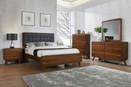 Robyn 5-piece Full Bedroom Set Dark Walnut product image