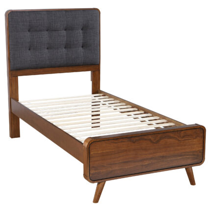 Robyn Wood Twin Platform Bed Dark Walnut product image