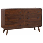 Robyn 6-drawer Bedroom Dresser Dark Walnut product image