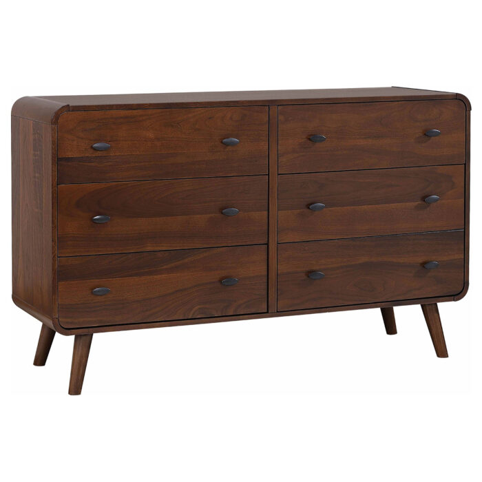 Robyn 6-drawer Bedroom Dresser Dark Walnut product image