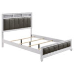 Barzini Wood Queen Panel Bed White product image