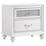 Barzini 2-drawer Nightstand White product image