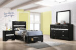 Miranda 4-piece Twin Bedroom Set Black product image