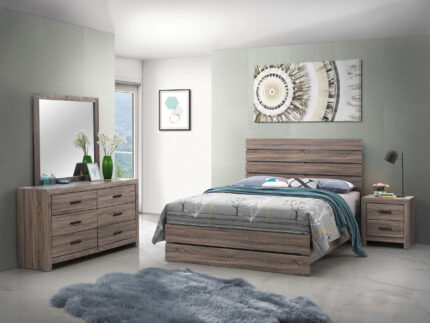 Brantford 4-piece Eastern King Bedroom Set Barrel Oak product image