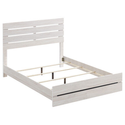 Brantford Wood Eastern King Panel Bed Coastal White product image