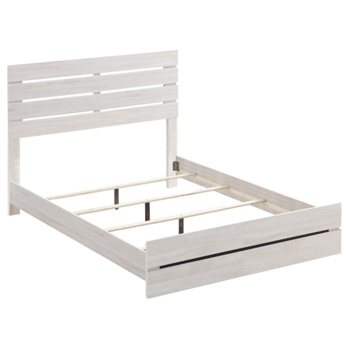 Brantford Wood Eastern King Panel Bed Coastal White product image