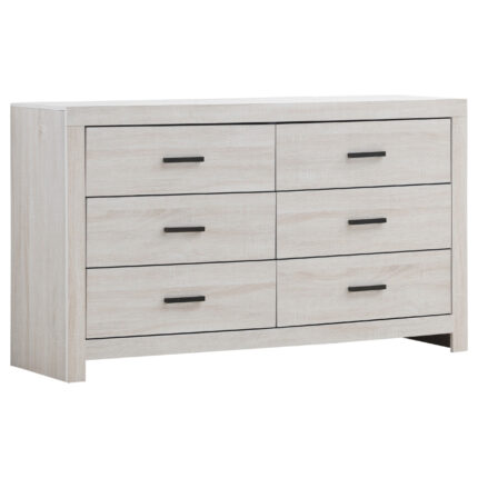 Brantford 6-drawer Dresser Coastal White product image