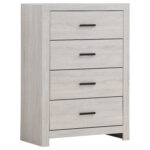 Brantford 4-drawer Bedroom Chest Coastal White product image