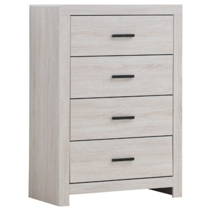Brantford 4-drawer Bedroom Chest Coastal White product image