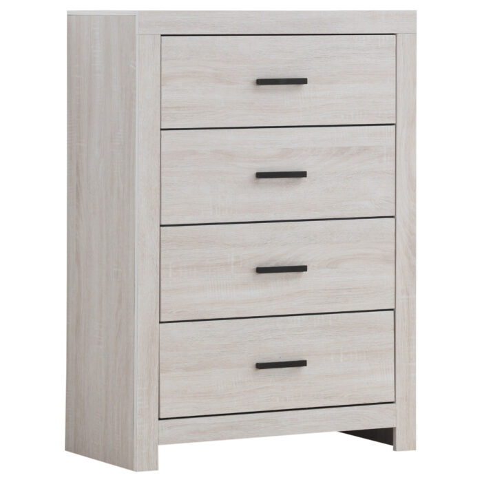 Brantford 4-drawer Bedroom Chest Coastal White product image