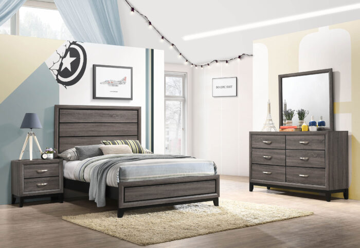 Watson 4-piece Full Bedroom Set Grey Oak product image