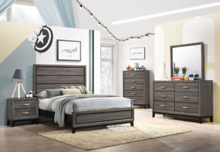 Watson 5-piece Full Bedroom Set Grey Oak product image