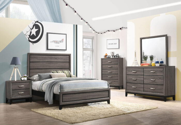 Watson 5-piece Full Bedroom Set Grey Oak product image