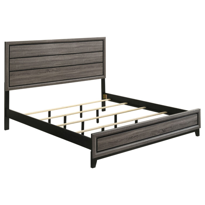 Watson Wood Eastern King Panel Bed Grey Oak product image