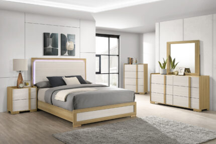 Hyland 5-piece Eastern King Bedroom Set Natural product image