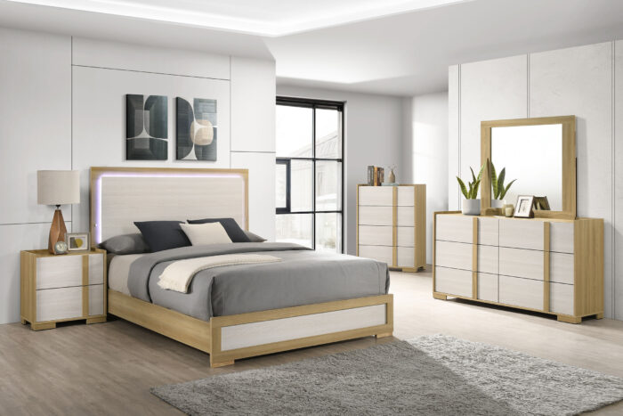 Hyland 5-piece Eastern King Bedroom Set Natural product image