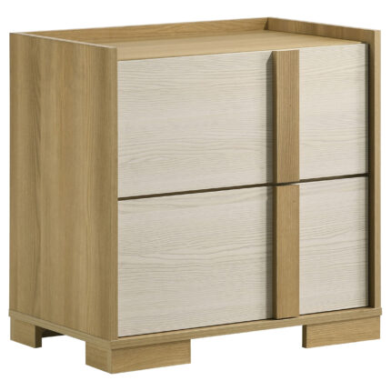 Hyland 2-drawer Nightstand Bedside Table Natural product image
