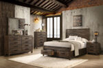 Woodmont 5-piece Eastern King Bedroom Set Golden Brown product image