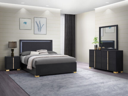 Marceline 4-piece Full Bedroom Set Black product image