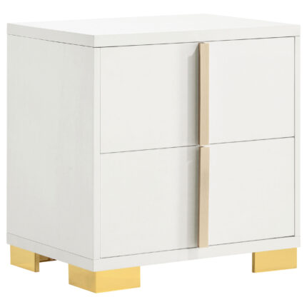 Marceline 2-drawer Nightstand White product image