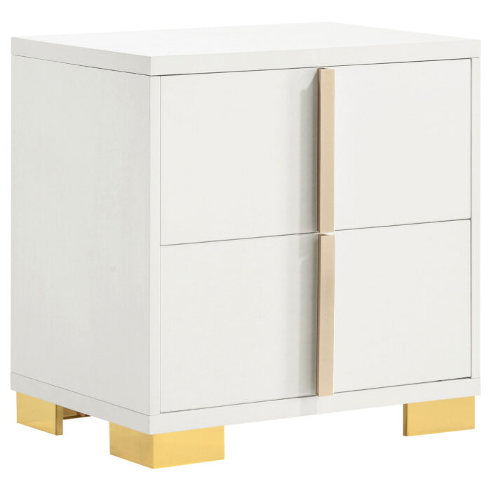 Marceline 2-drawer Nightstand White product image