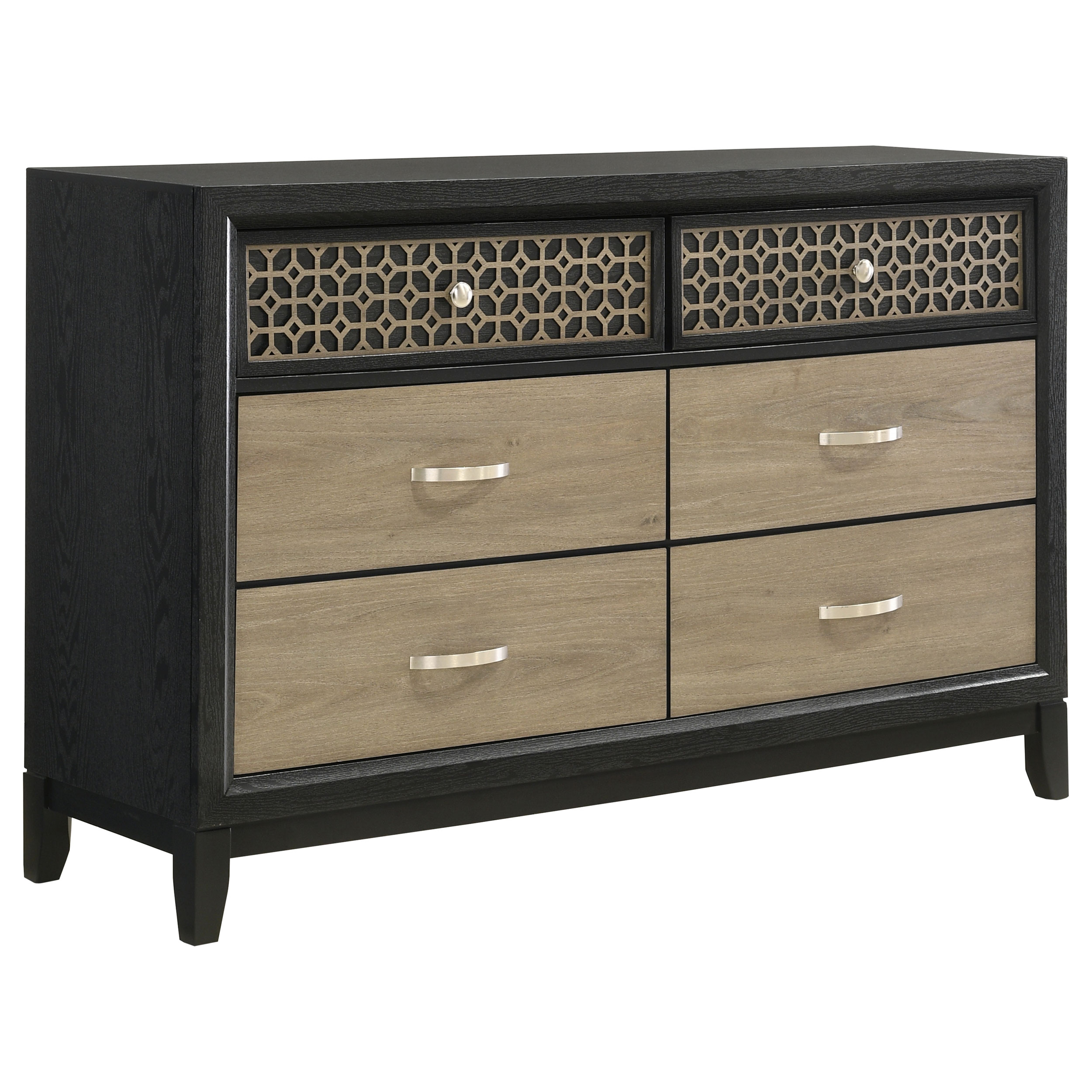 Valencia 6-drawer Dresser Black Valencia 6-drawer Dresser Black product image
