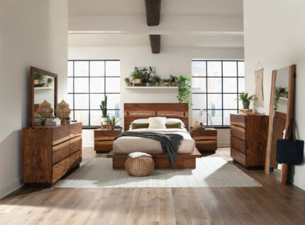 Winslow 5-piece California King Bedroom Set Smokey Walnut product image