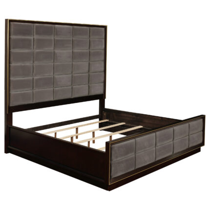 Durango 77-inch California King Panel Bed Smoked Peppercorn product image