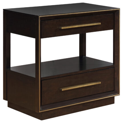 Durango 2-drawer Nightstand Smoked Peppercorn product image