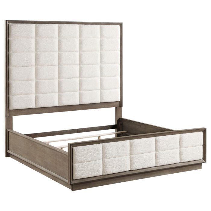 Durango 80-inch Eastern King Panel Bed Taupe Oak product image