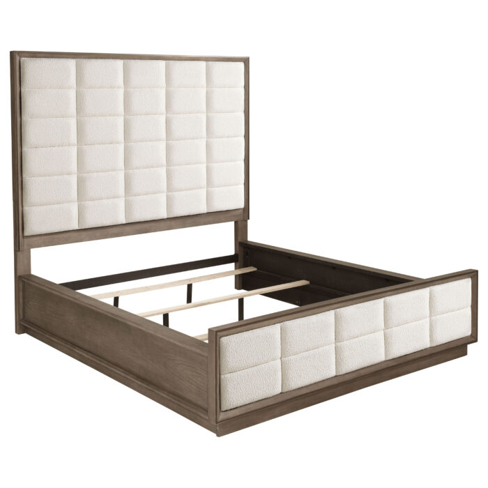 Durango 80-inch California King Panel Bed Taupe Oak product image