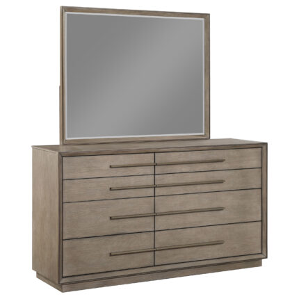 Durango 8-drawer Dresser and Mirror Taupe Oak product image