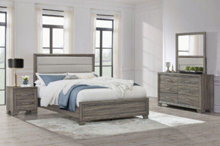 Wright 4-piece Queen Bedroom Set Brown Oak product image