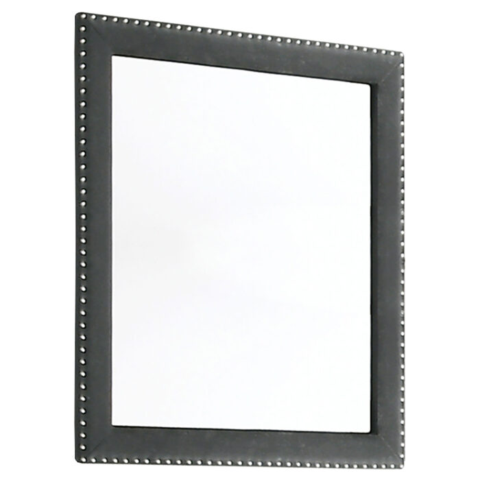 Melody Upholstered Dresser Mirror Grey product image