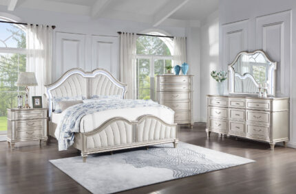 Evangeline 5-piece Queen Bedroom Set Silver Oak product image