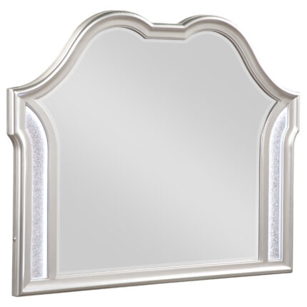 Evangeline Dresser Mirror Silver Oak product image
