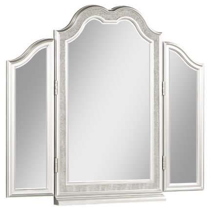 Evangeline Tri-Fold Vanity Mirror Silver Oak product image