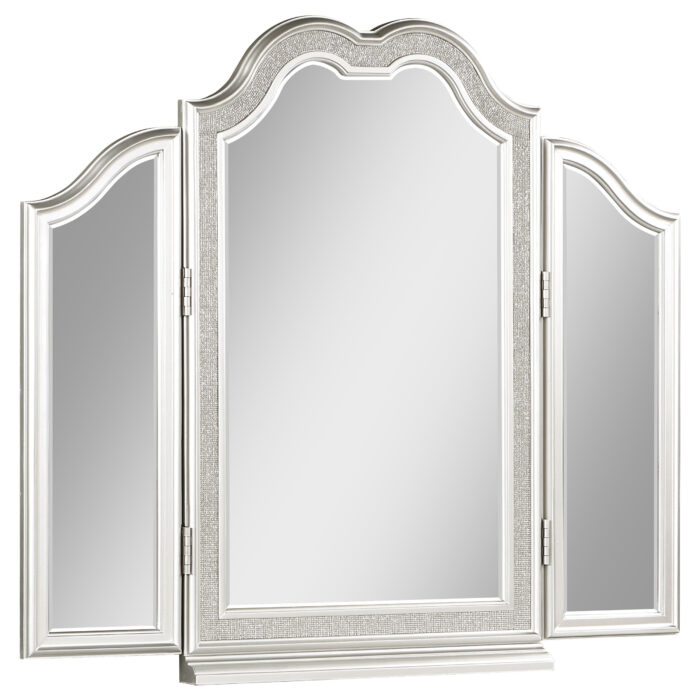 Evangeline Tri-Fold Vanity Mirror Silver Oak product image