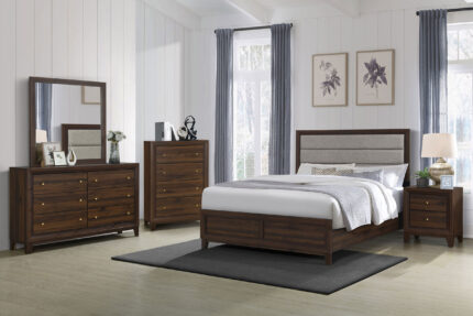 Welsley 5-piece California King Bedroom Set Walnut product image
