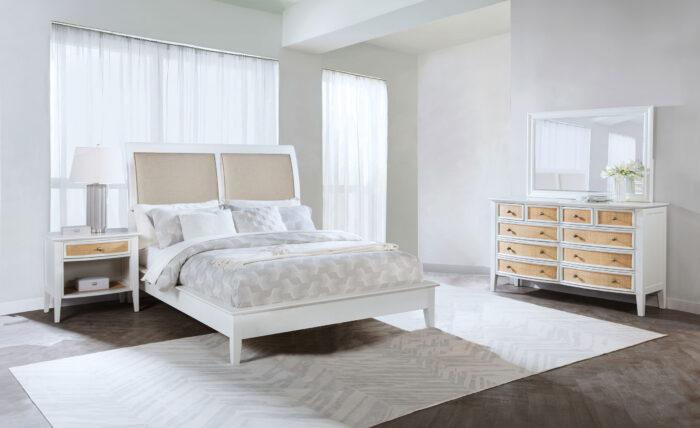 Bexhill 4-piece Eastern King Bedroom Set White product image