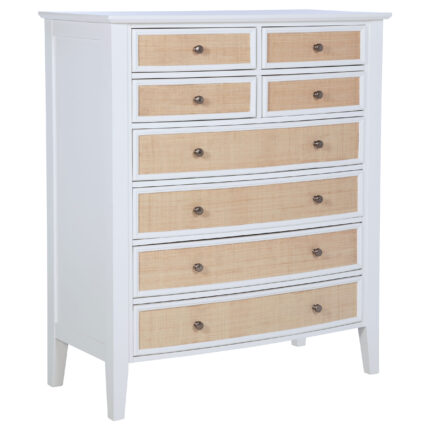 Bexhill 8-drawer Chest of Drawers White product image