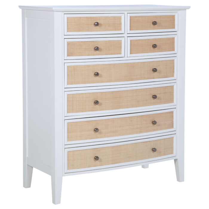 Bexhill 8-drawer Chest of Drawers White product image