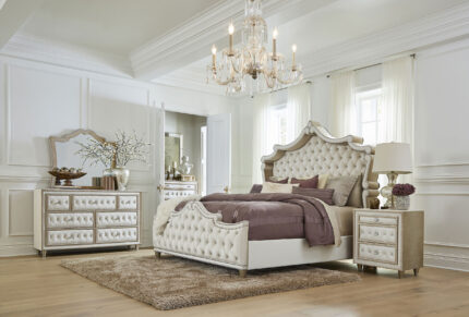 Antonella 5-piece Eastern King Bedroom Set Ivory product image
