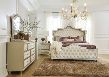 Antonella 4-piece California King Bedroom Set Ivory product image
