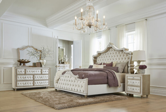 Antonella 5-piece Queen Bedroom Set Ivory product image