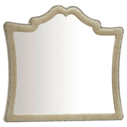 Antonella Upholstered Dresser Mirror Camel product image