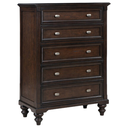 Andover 5-drawer Chest of Drawers Dark Oak product image