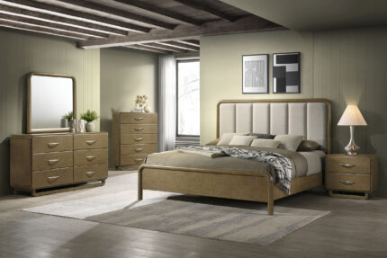 Amsbury 5-piece California King Bedroom Set Nutmeg product image